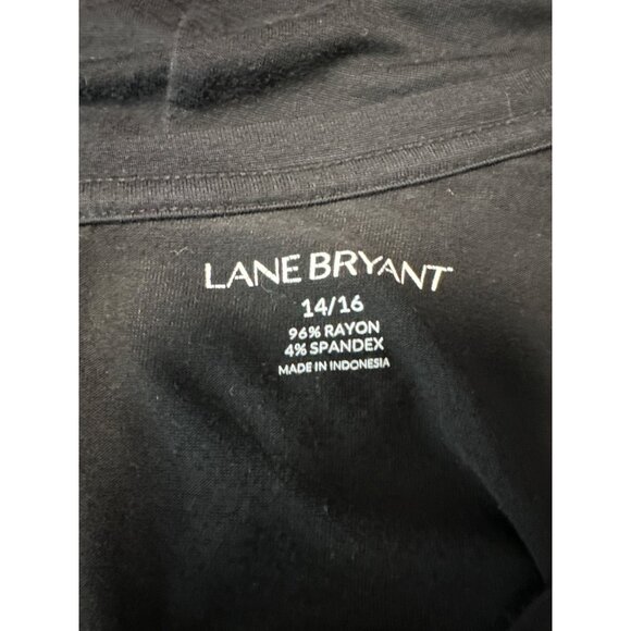 Lane Bryant Black Sleeveless V-Neck Tank Top Women's Size 14/16 - Picture 4 of 7